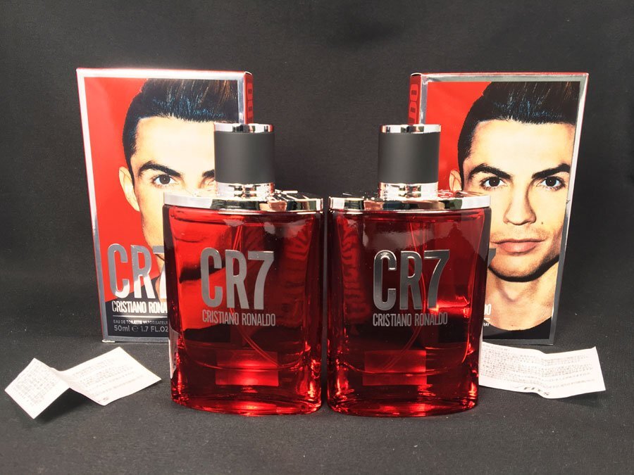 未使用! 2本セット CR7 CRISTIANO RONALDO クリスティアーノ ロナウド オードトワレ 香水 フレグランス 50ml