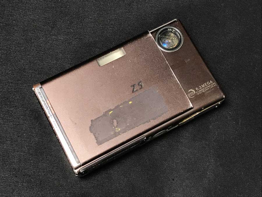 ◆FUJIFILM 富士フイルム FinePix Z5fd デジカメ コンパクトデジタルカメラ デジカメ チョコブラウン バッテリー無い為ジャンク品
