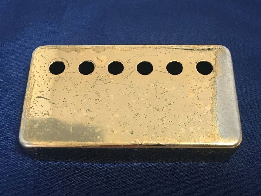 ハムバッカー ピックアップカバー レスポール ギター パーツ セイモアダンカン Seymour Duncan エイジド ゴールドカラー