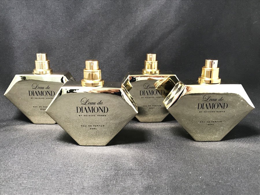 ◆おまとめ4点 未使用 本田圭佑 L'eau de DIAMOND ロードダイアモンド バイケイスケホンダ 50ml イン・ザ・ミリオン 香水 キャップなし