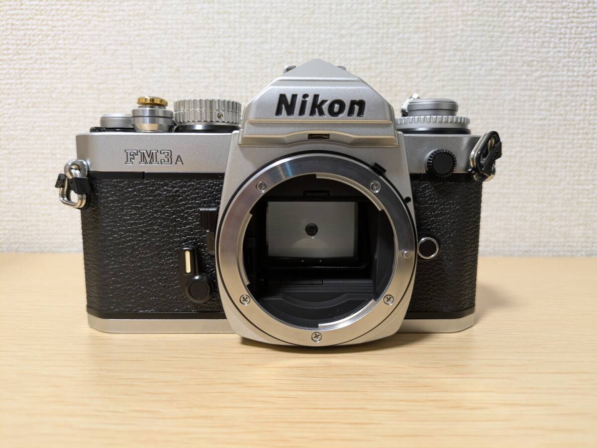 Nikon ニコン FM3A シルバー ボディ フィルム マニュアルフォーカス 一眼レフ