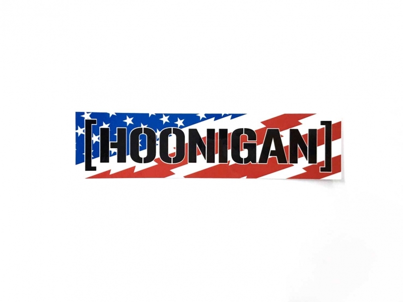 【送料無料】 HOONIGAN フー二ガン ケンブロック MONSTER ENERGY モンスターエナジー ステッカー STICKER STARS & STRIPES RED/WHITE