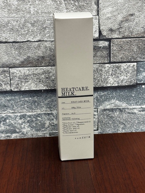 numberA. ナンバーエー ヒートケアミルク 〈ヘア&ボディ&ハンド用ミルク〉100g 未使用品！