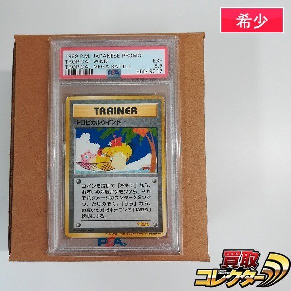 sY007a [PSA5.5] 旧裏面 ポケモンカード トロピカルウインド / チャレンジロード'99 トロピカルメガバトル プロモ