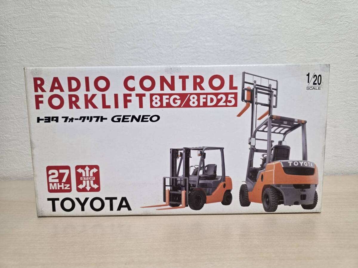 AK R80424 未使用 エポック社 ラジコン 1/20 TOYOTA トヨタ フォークリフト GENEO 8FG/8FD25
