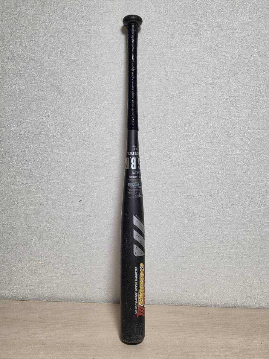 AK R80409 MIZUNO ミズノ WORLD WIN ワールドウィン CARBONSⅢ CELLMORE FILLER 85cm/6.7cm DIA 軟式用 バット