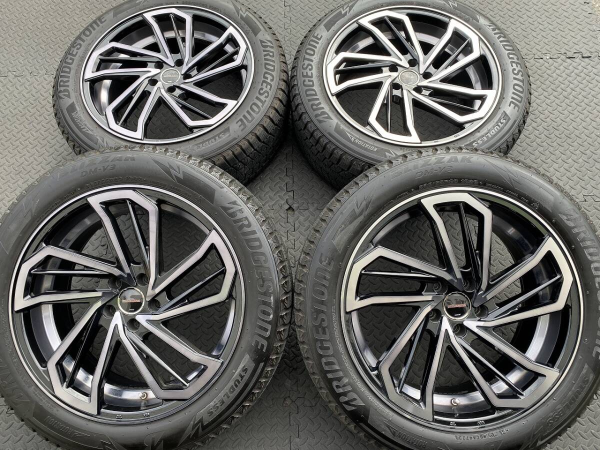 共豊 AME モデラート ブリヂストン ブリザック DM-V3 2023年 ハリアー NX RX CX-5 RAV4 アルファード デリカD5 エクストレイル 美品 国産