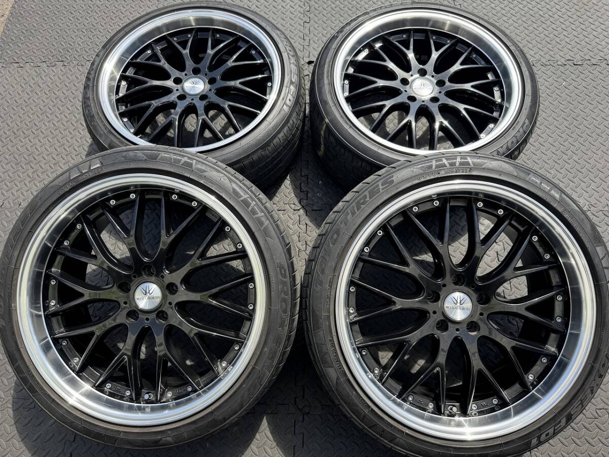 深リム ロクサーニ マルチフォルケッタ 9J アルファード ヴェルファイア 30 20 エスティマ スカイライン エルグランド ハリアー CX-5 BBS