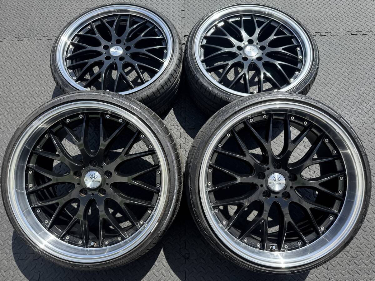 深リム ロクサーニ マルチフォルケッタ 8.5J9.5J セルシオ ISGS クラウン マジェスタ アルファード アリスト エスティマ スカイライン BBS
