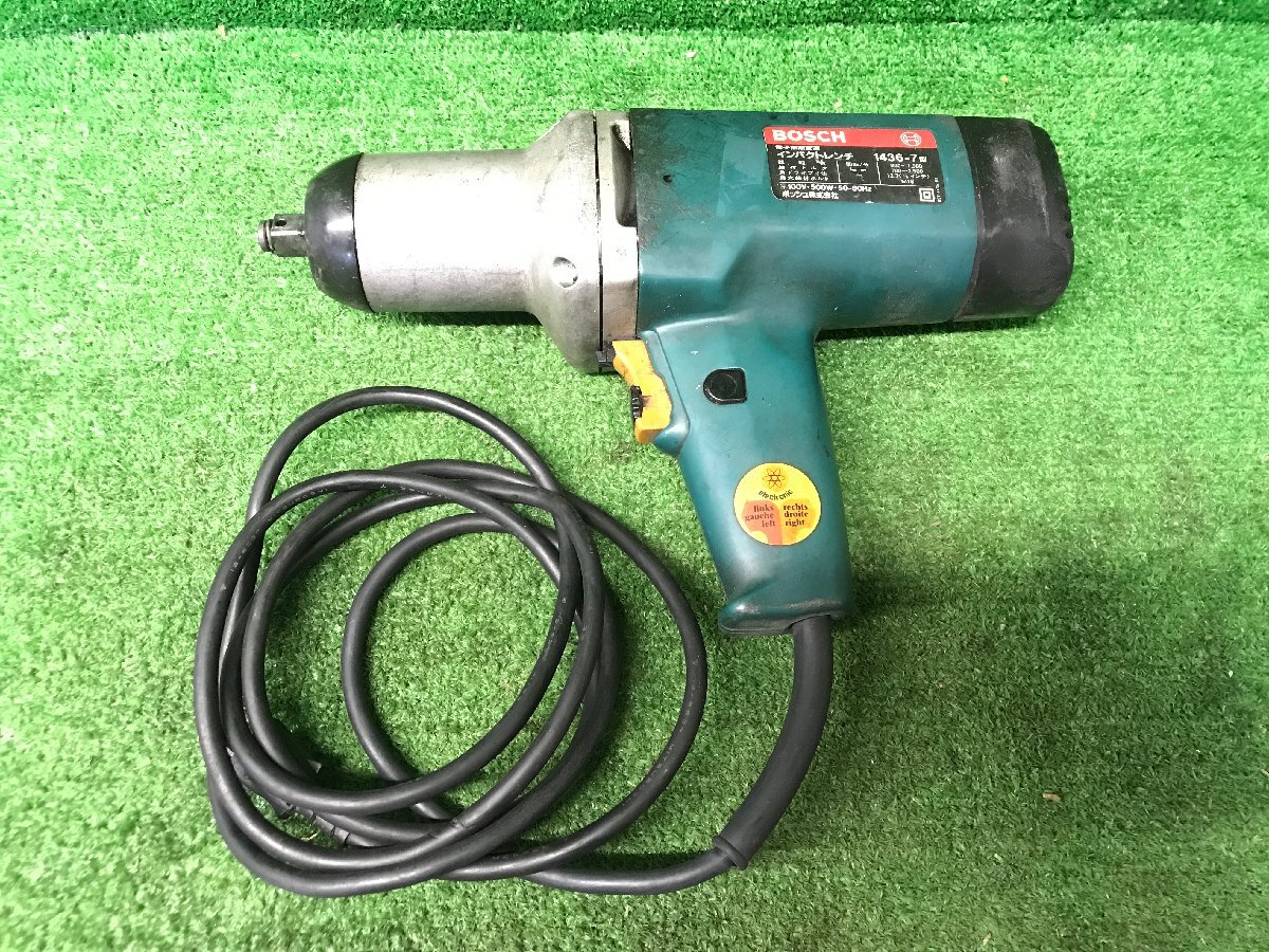 BOSCH ボッシュ インパクトレンチ 1436-7型 100V 差込角12.7mm 電子無段変速 自動車整備 ガレージ メンテ 電動工具 DIY