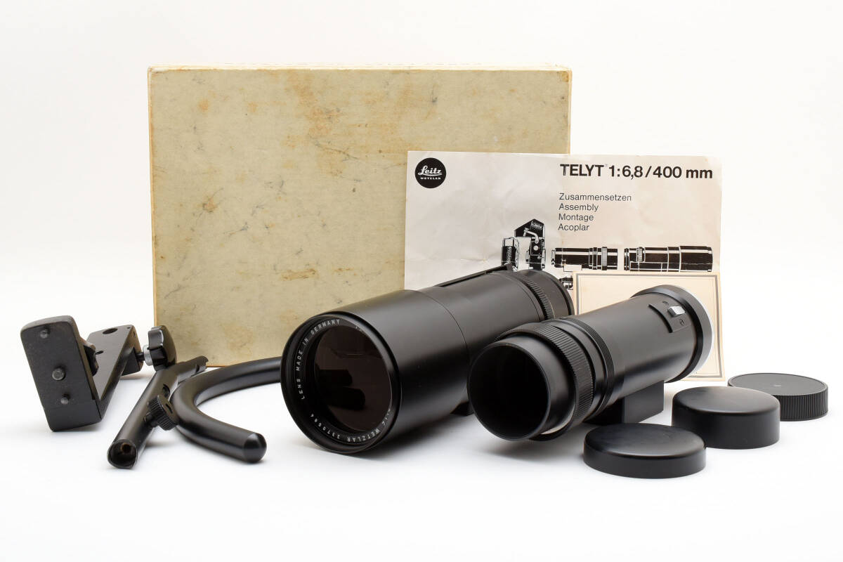 箱付き！Leica Leitz Telyt 400mm F6.8 Telephoto Lens Manual Focus ライカ　カメラレンズ　＃657