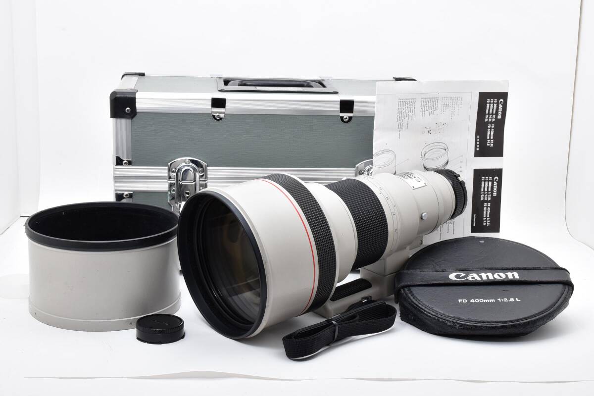 ケース付き！Canon New FD NFD 400mm f2.8 L MF Telephoto Lens キャノン　カメラレンズ　#660