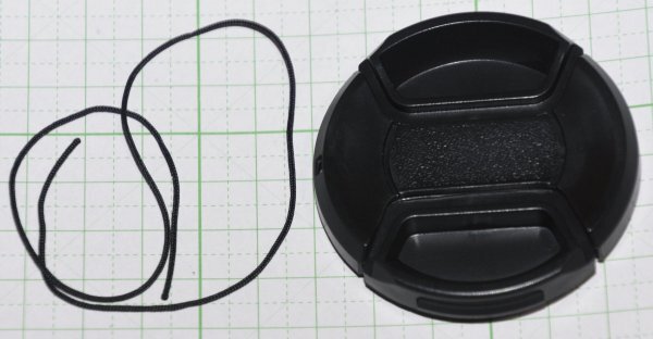 紐付きレンズキャップ 55mm