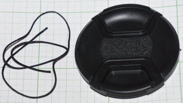 紐付きレンズキャップ 72mm