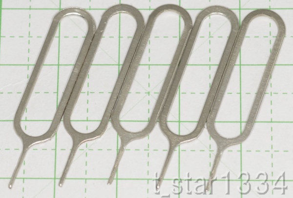 iPad/iPhone用 SIMピン 5本セット