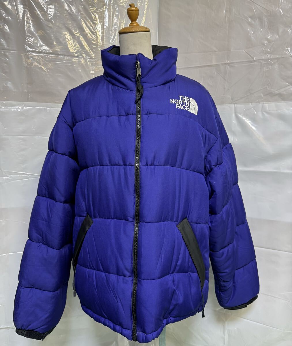 ⑤-30 THE NORTH FACE ダウンジャケット Mサイズ ブルー 中綿 ノースフェイス メンズ ダウン