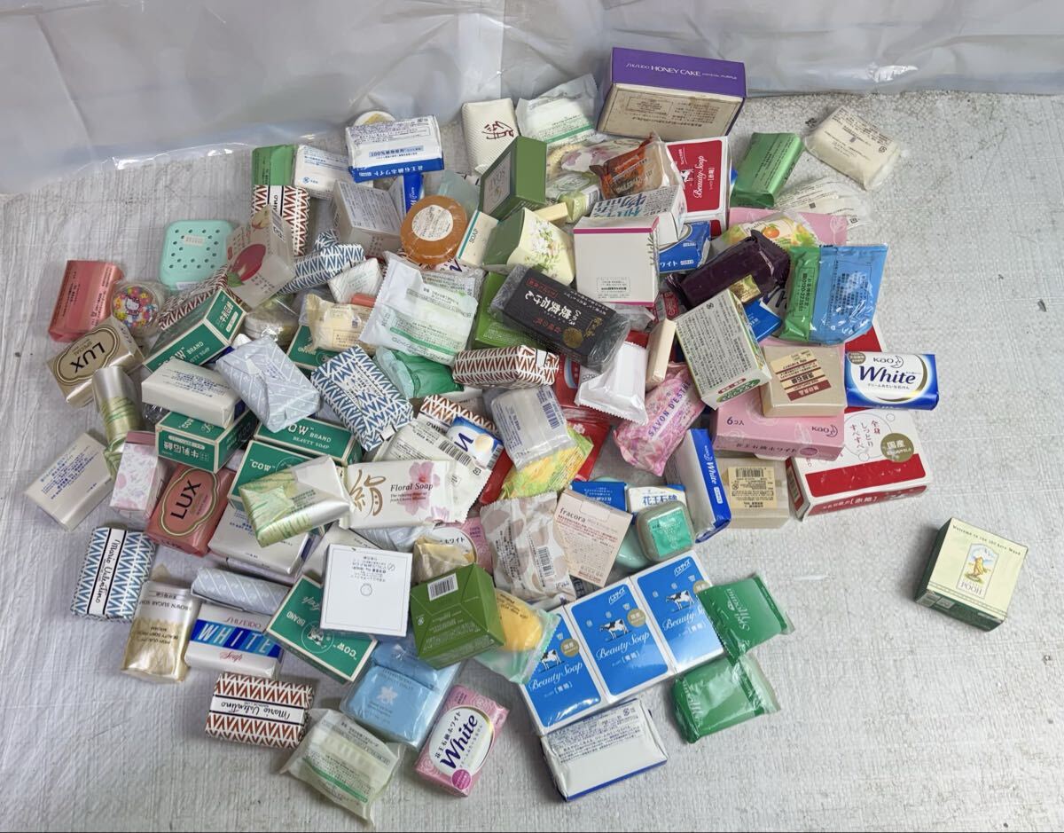 ⑤-24 未使用 石鹸 大量 まとめ売り 約14kg 牛乳石鹸 花王ホワイト 資生堂 LUX 固形石鹸 レトロ バス用品 保管品