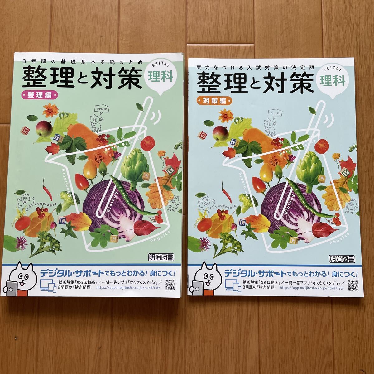 新品未使用　整理と対策 理科　高校受験対策 整理編 対策編　ワーク 赤シート付 ３年間の基礎基本を総まとめ 実力をつける入試対策の決定版