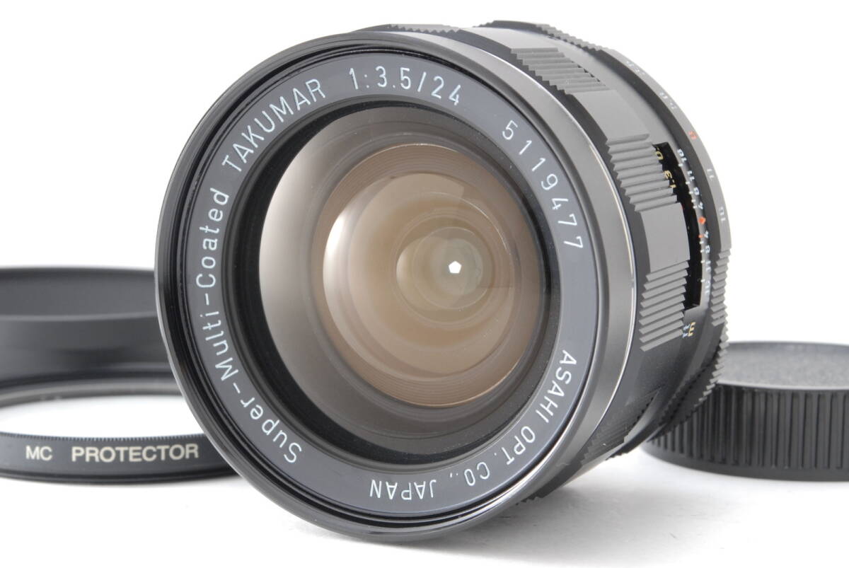 【超美品】Pentax SMC Takumar 24mm f3.5 Wide Angle Lens for M42 ペンタックス 広角 レンズ #B-694