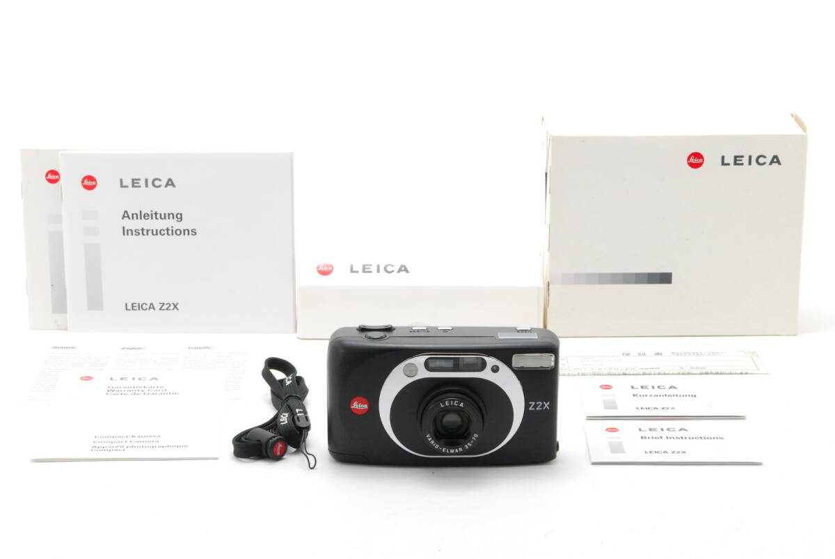  Rare【美品】Leica Z2X Black Point & Shoot Compact Film Camera Body ライカ フィルム カメラ 黒 #B-710