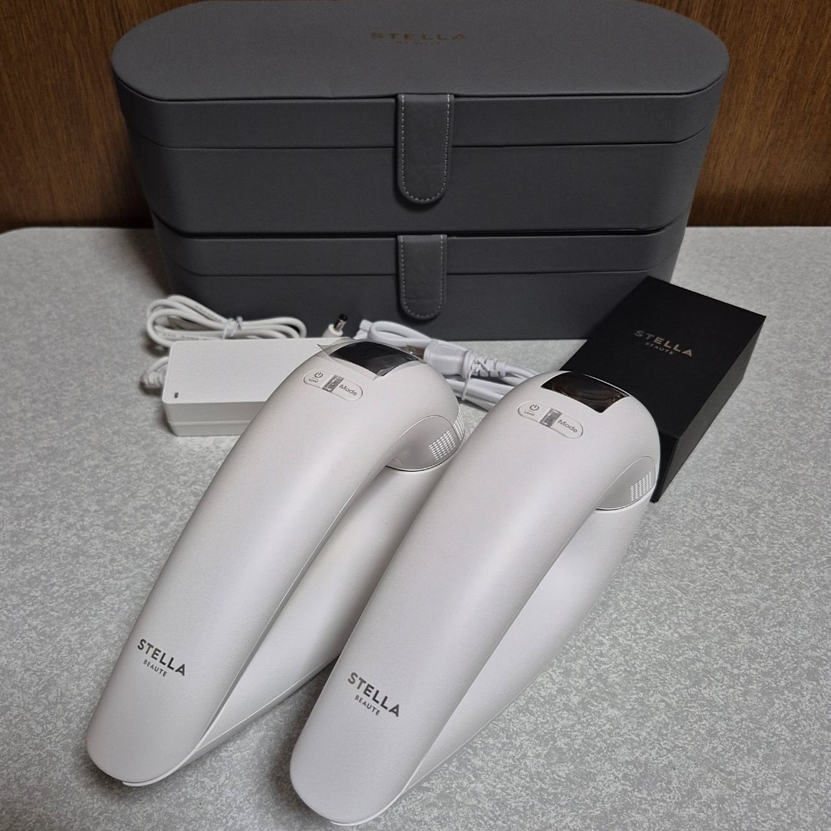 2点 STELLA BEAUTE ステラボーテ IPL & LED 光美容器 SB-IFD03-WH 脱毛器 100s26-0238