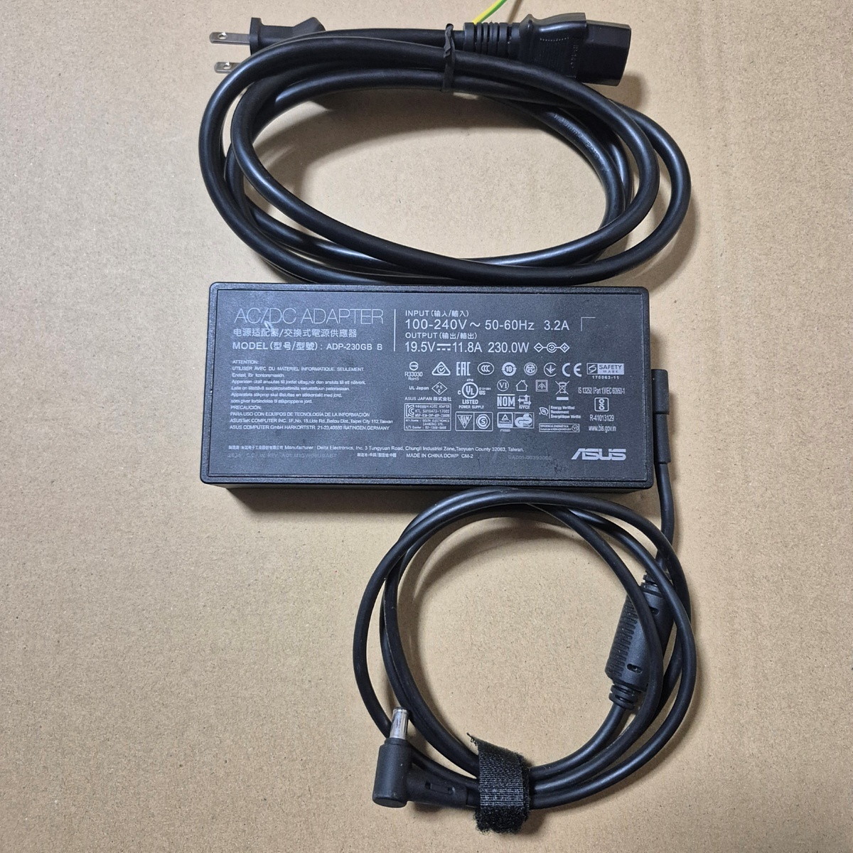 ASUS 230W アダプター ADP-230GB B 60s26-0818