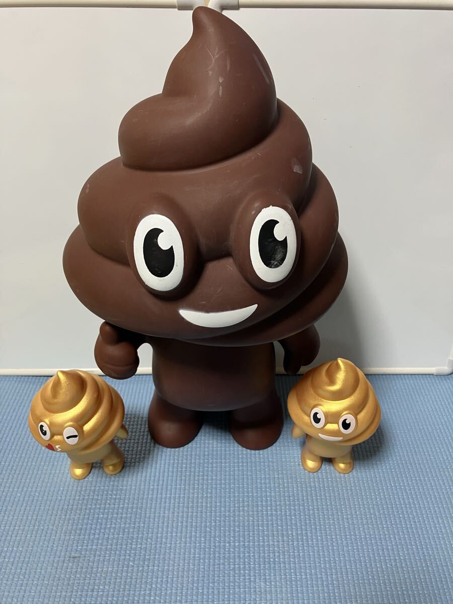 うんちくん　ウンチ君　うんこマン　3体セット　ソフビ フィギュア　中古品