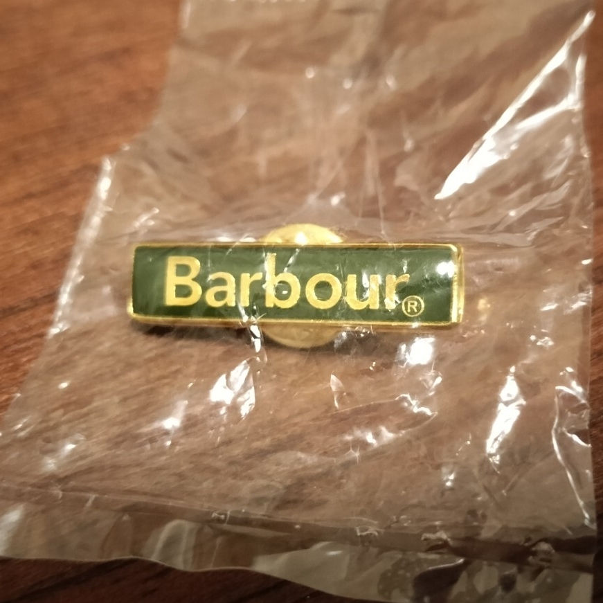 未使用　Barbour　バブアー　ピンバッジ