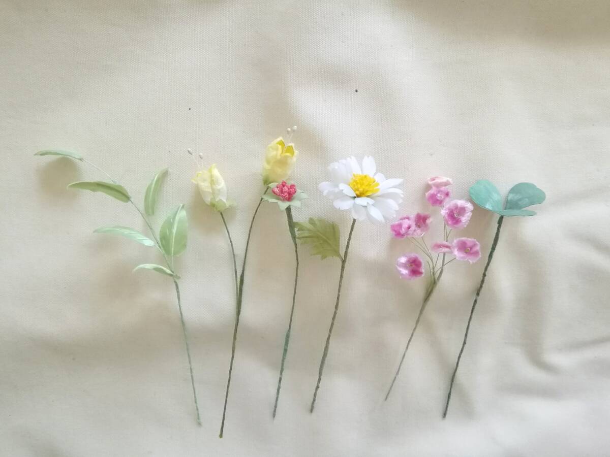 染め布花の詰め合わせ