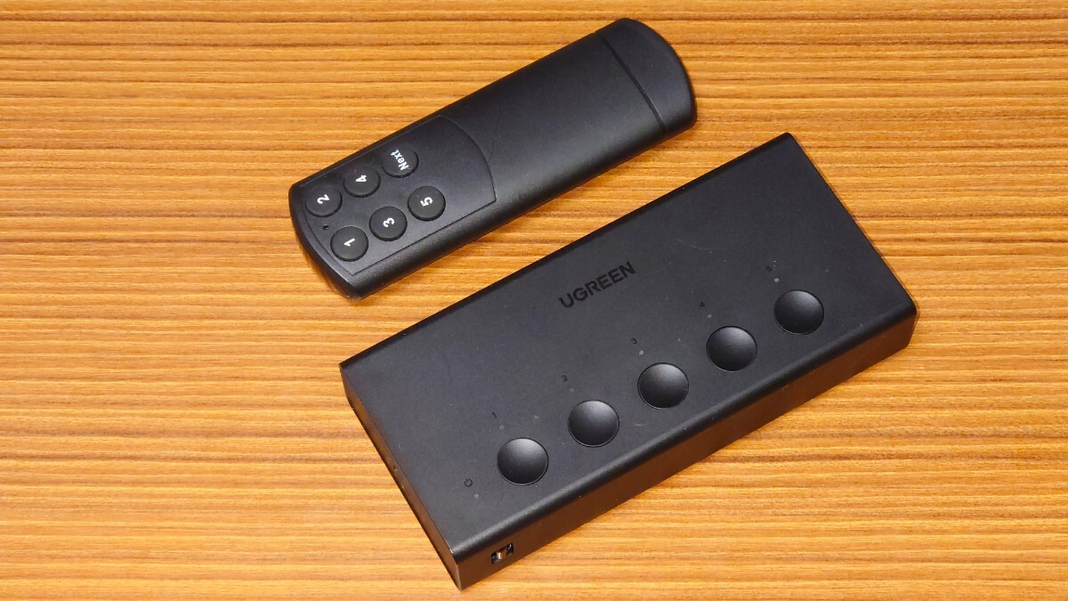 hdmi セレクター 5in-1out 4K 60Hz リモコン付