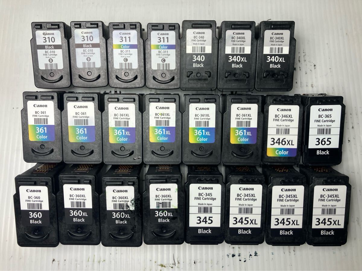 使用済み　キャノン純正 インクカートリッジ 【23個】空インク