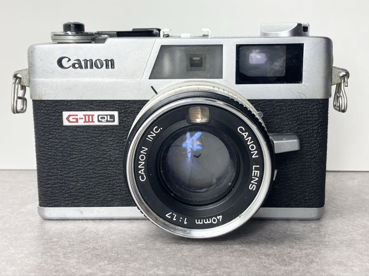 Canonet QL17 GIII フィルムカメラ【ジャンク】
