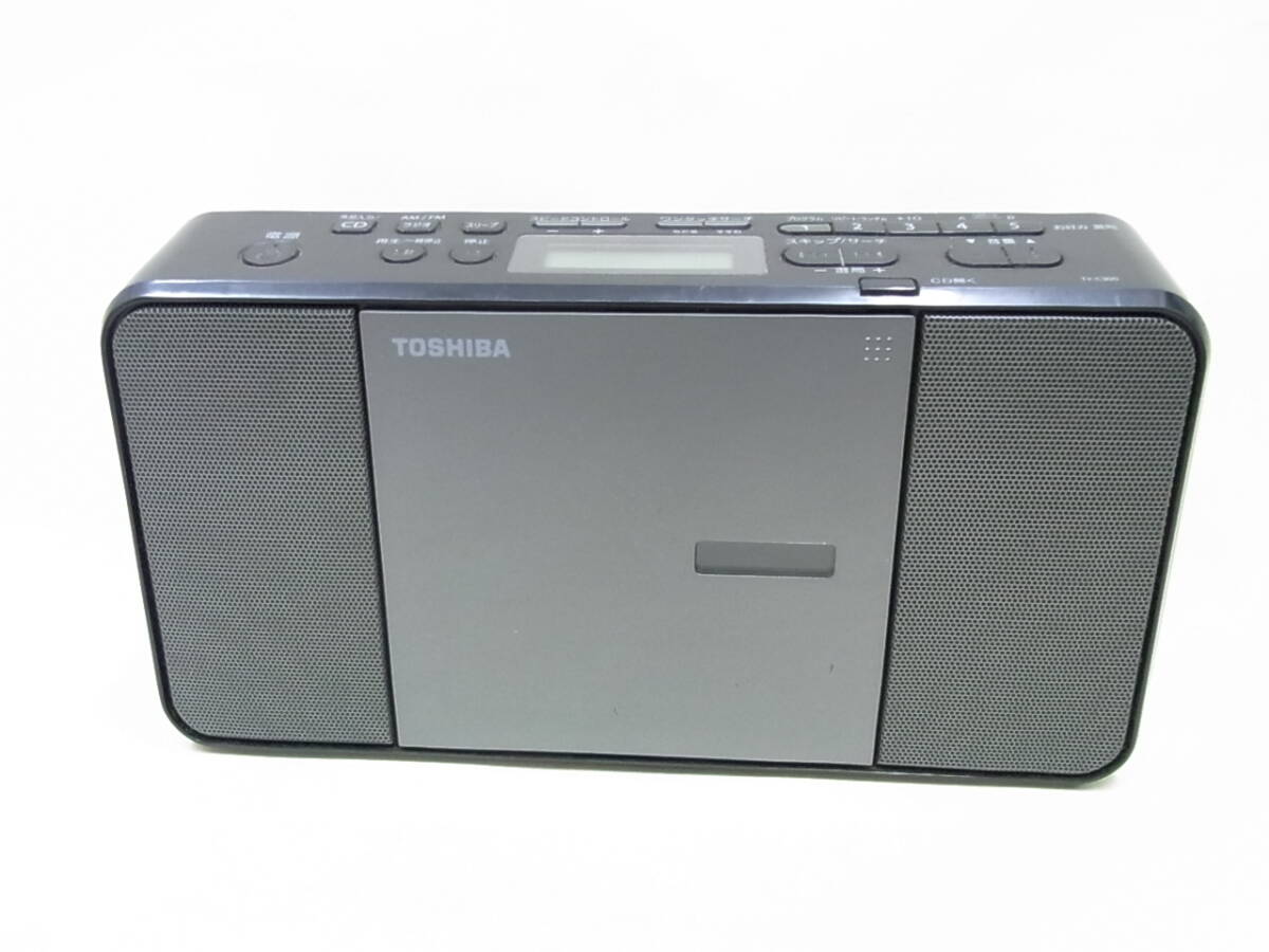 東芝　TOSHIBA　CDラジカセ　USED　TY-C300　ＡＣコード　リモコン付　リモコン電池交換済み