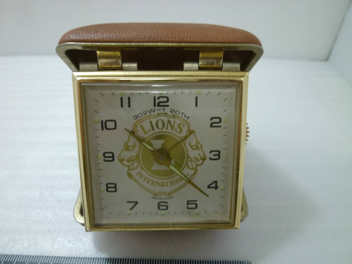 TOKYO CLOCK 　LIONS　旅行用時計