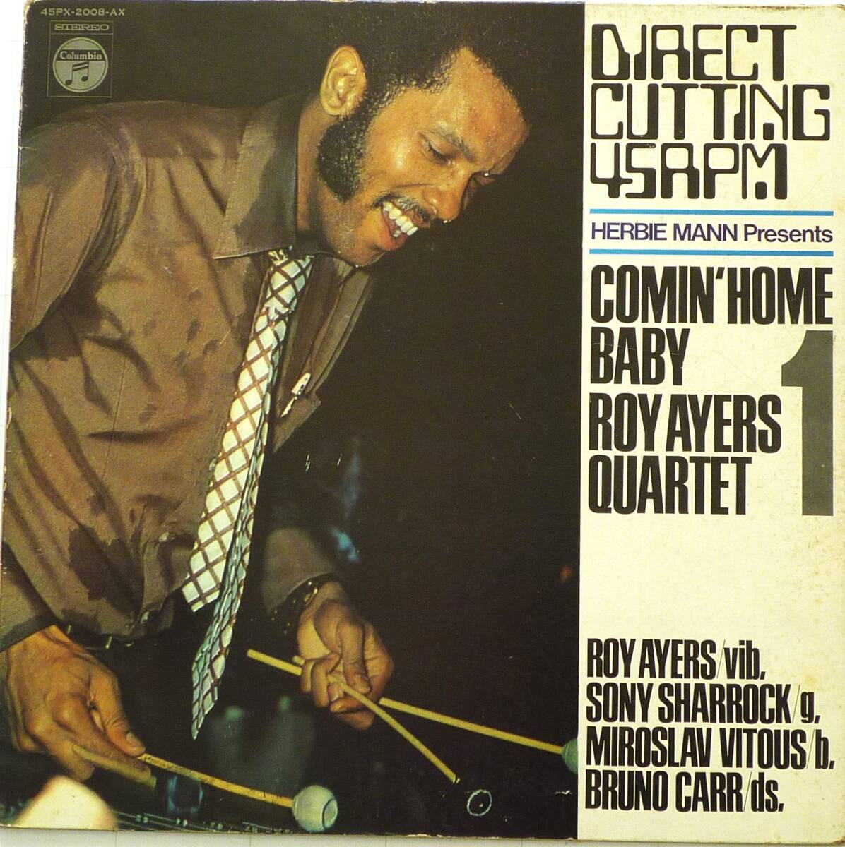 コレクター必見！ロイ・エヤーズ・クワルテット【Comin’ Home Baby 】 ダイレクトカッティング ＬＰ1969年オリジナル 超希少盤　５７年前