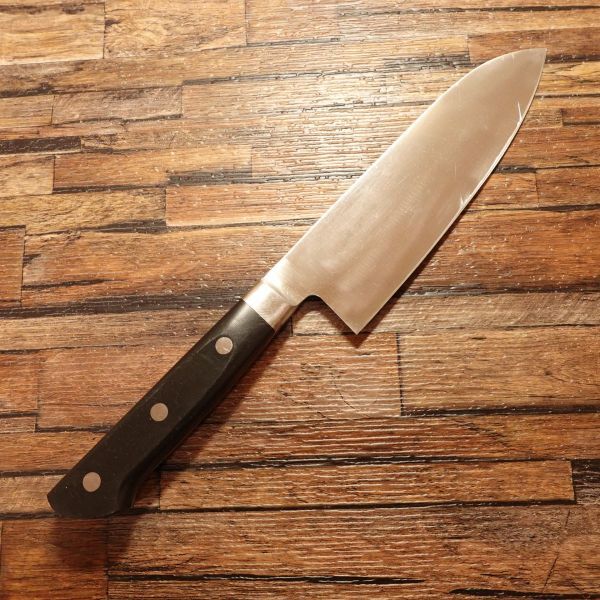 濃州孫六 三徳包丁 研ぎ済 万能包丁 濃州孫六作 ステンレス 170mm