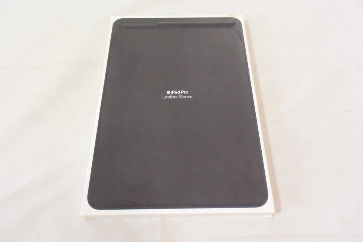 【新品】 アップル Apple iPad Pro 10.5インチ用 レザースリーブ ブラック MPU62FE/A (純正・国内正規品)