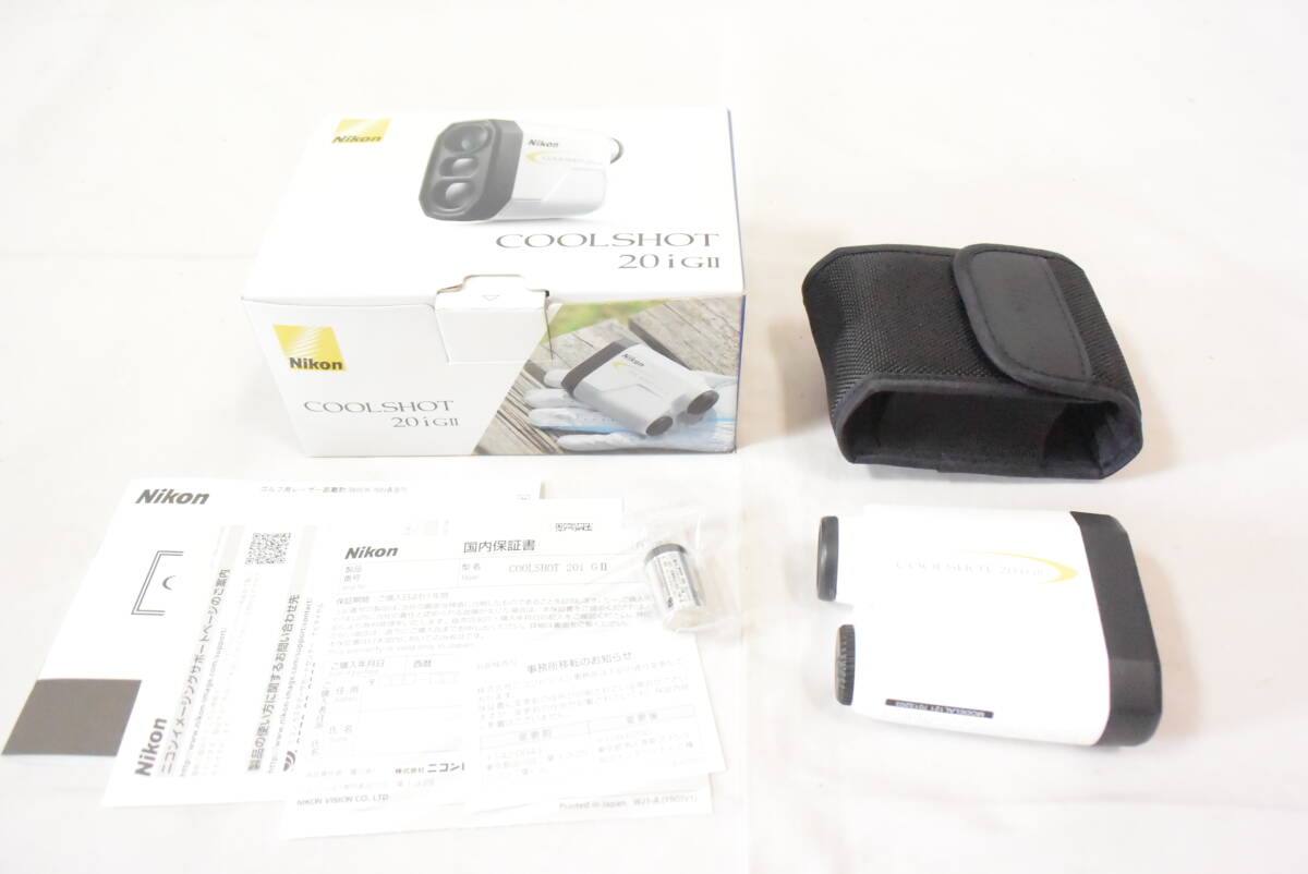 【美品】 ニコン Nikon ゴルフ用レーザー距離計 クールショット COOLSHOT 20i GII LCS20IG2