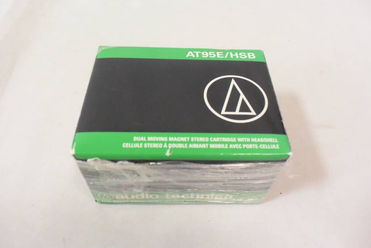 【新品】 オーディオテクニカ audio-technica VM型ステレオカートリッジ ヘッドシェル付き AT95E／HSB (国内正規品)