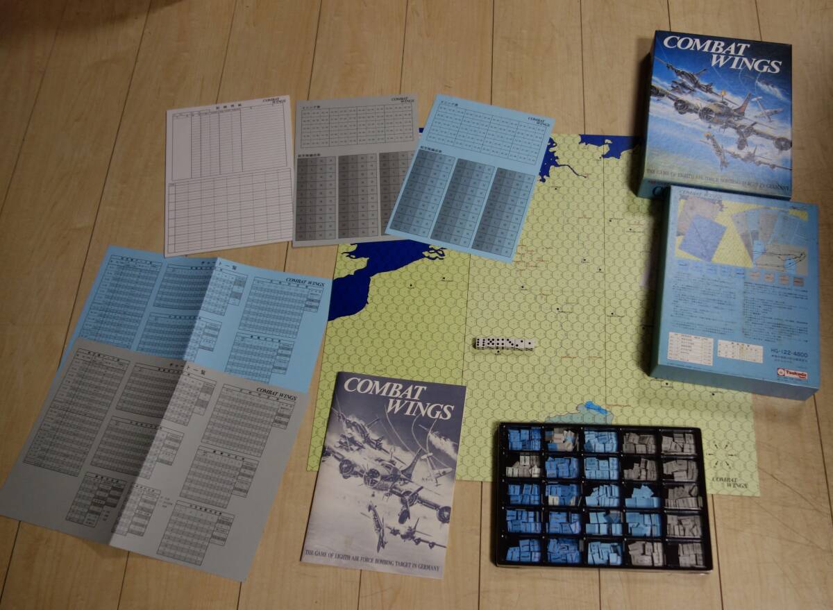 即決有　絶版HG-122　ツクダオリジナル　ボード　ウォーゲーム　WAR GAME　COMBAT　WIMGS　コンバット ウイングス