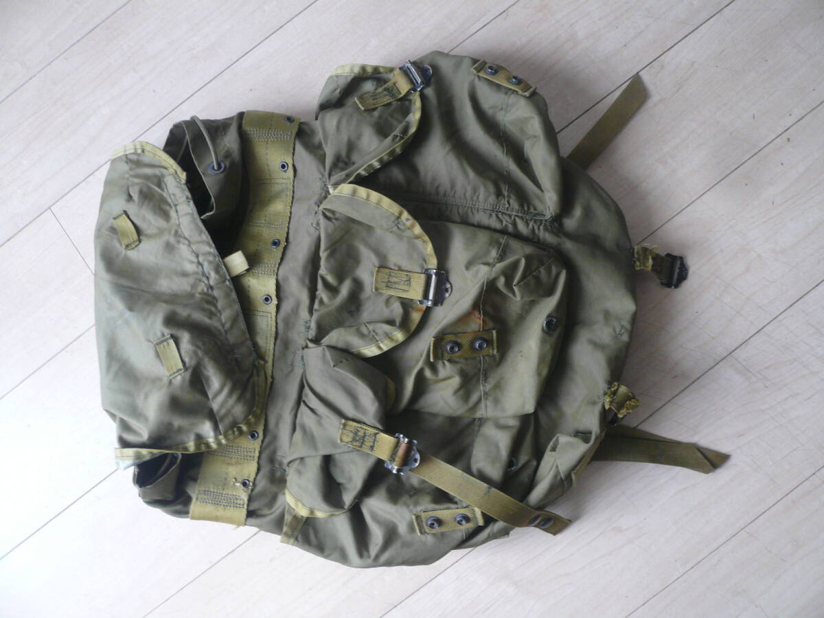 即決有 JUNKジャンク　アメリカ米軍放出品 US-ARMY アリスパックALICEPACK　ナイロンバック部のみ部品取