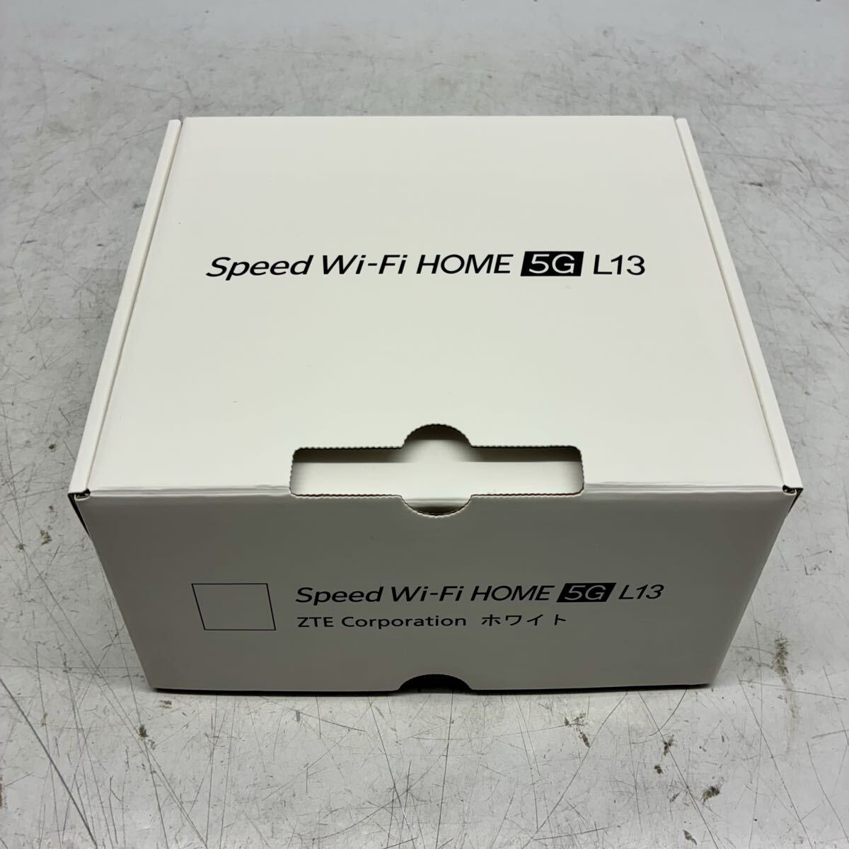 【新品未使用】 Speed Wi-Fi HOME 5G L13 ホームルーター ホワイト ZTR02 モデル ZTE Corporation