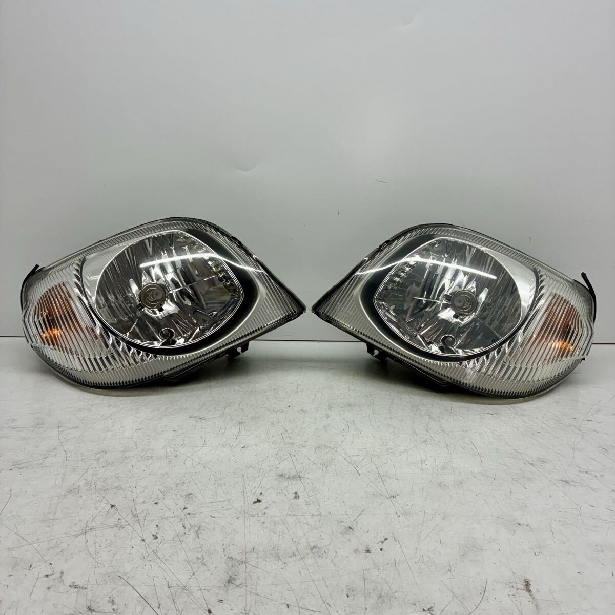 美品【コーティング済】スズキ HN21S HN22S HN12S ケイ Kei ワークス ヘッドライト ランプ レンズ 左右セット LR STANLEY P1811 P80475