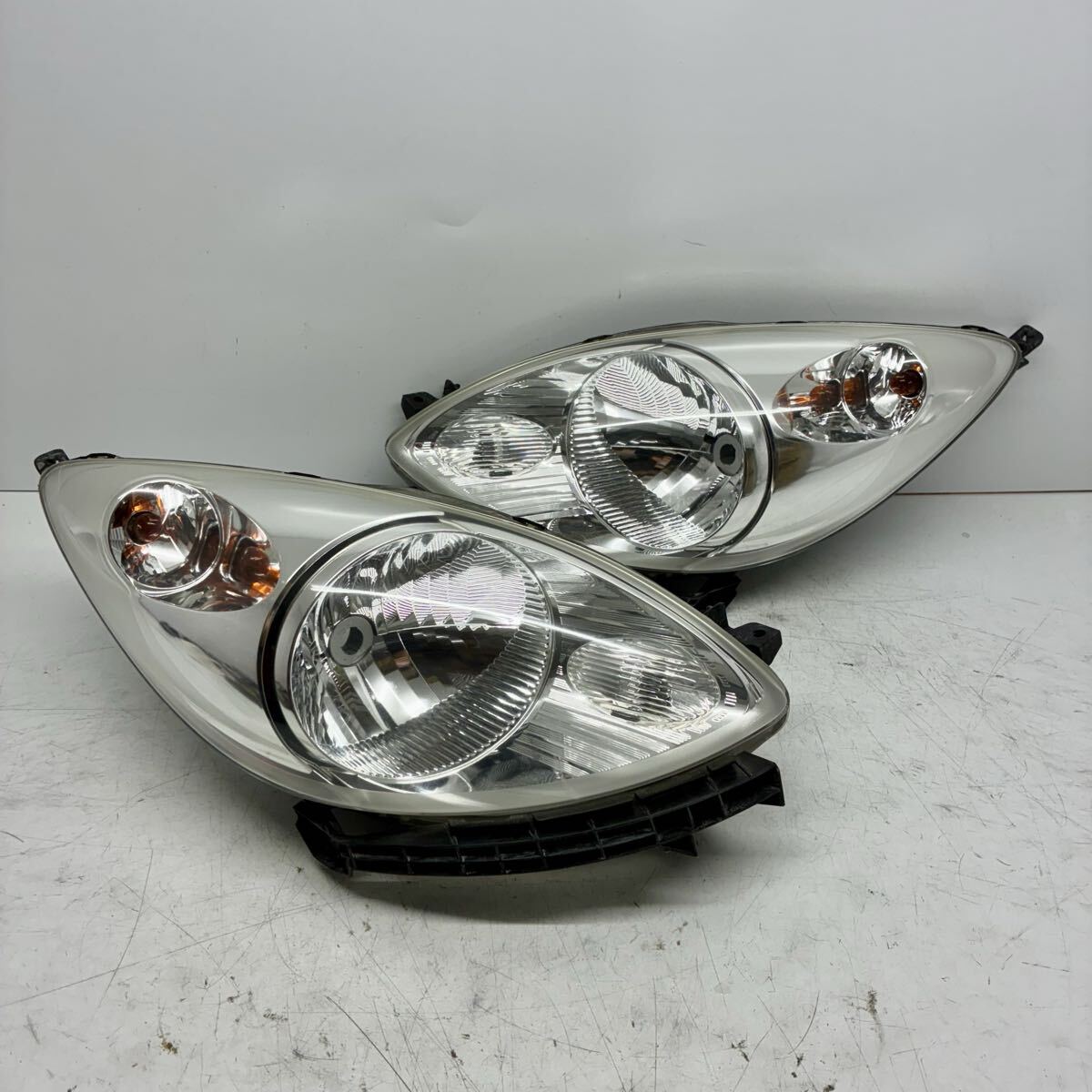 良品【コーティング済】ホンダ JB5 JB6 JB7 JB8 ライフ ヘッドライト ランプ レンズ 左右セット LR ハロゲン レベ無 STANLEY P3311 P80484
