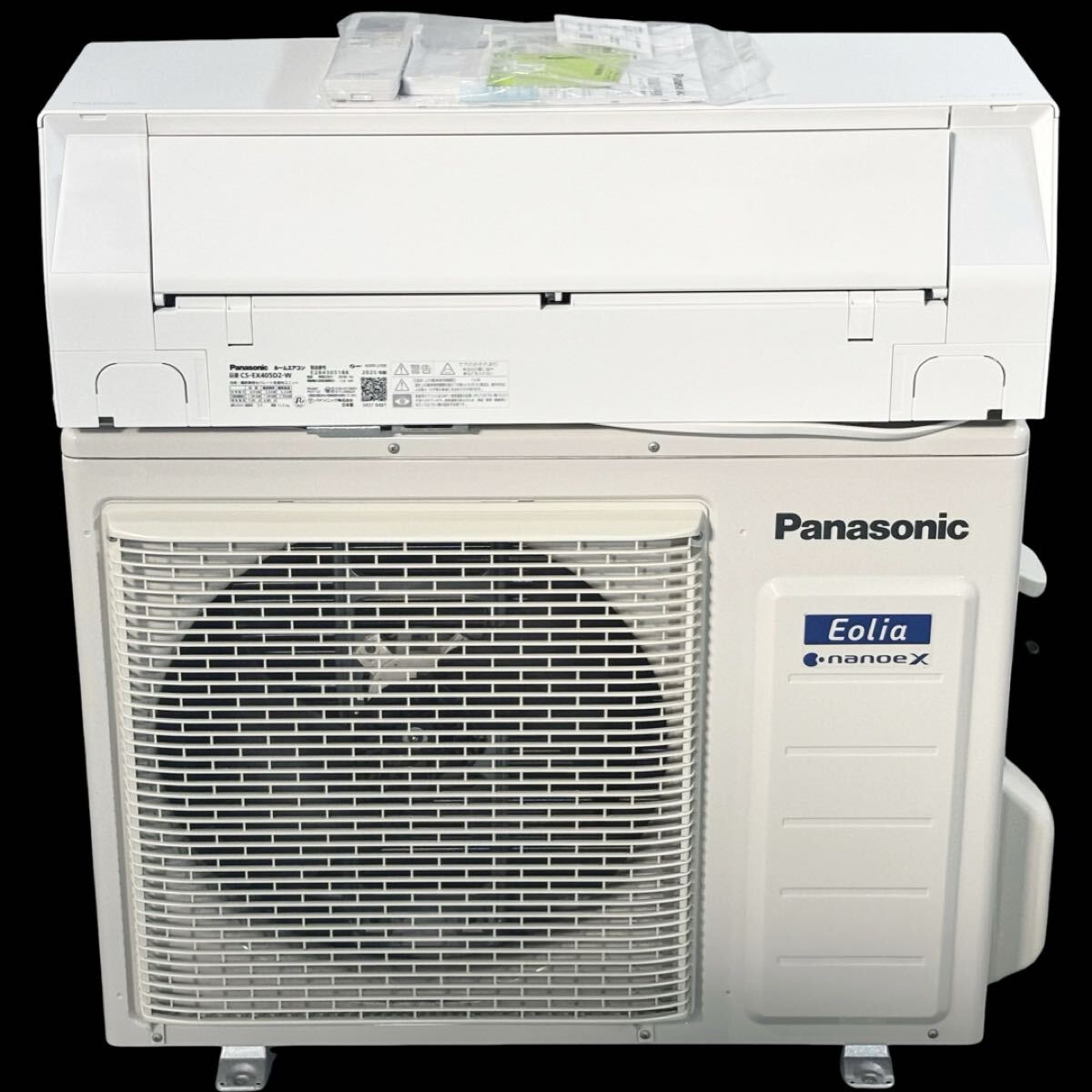  パナソニック エアコン エオリア CS-EX405D2-W [ホワイト] 2025年製品 コンパクトモデルのエアコン14畳用 200V