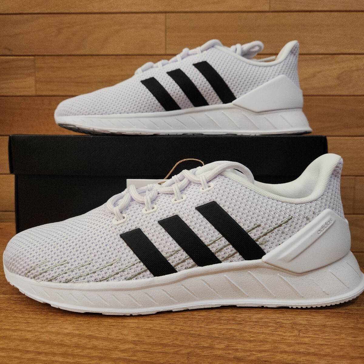 25cm 新品正規品 adidas アディダス QUESTAR FLOW NXT M WHITE アディダス クエスター フロー ホワイト メンズ fy9560