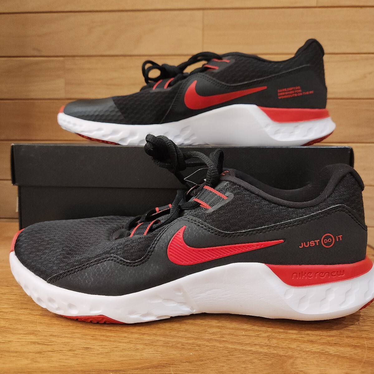 27cm 新品正規品 ナイキ リニュー リタリエイション TR 2 ブラック レッド トレーニング NIKE Renew Retaliation TR 2 CK5074-002