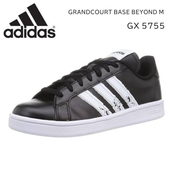 28cm 新品正規品 adidas アディダス　グランドコート　ビヨンド　ブラック　メンズ　スニーカー GRAND　COURT　黒