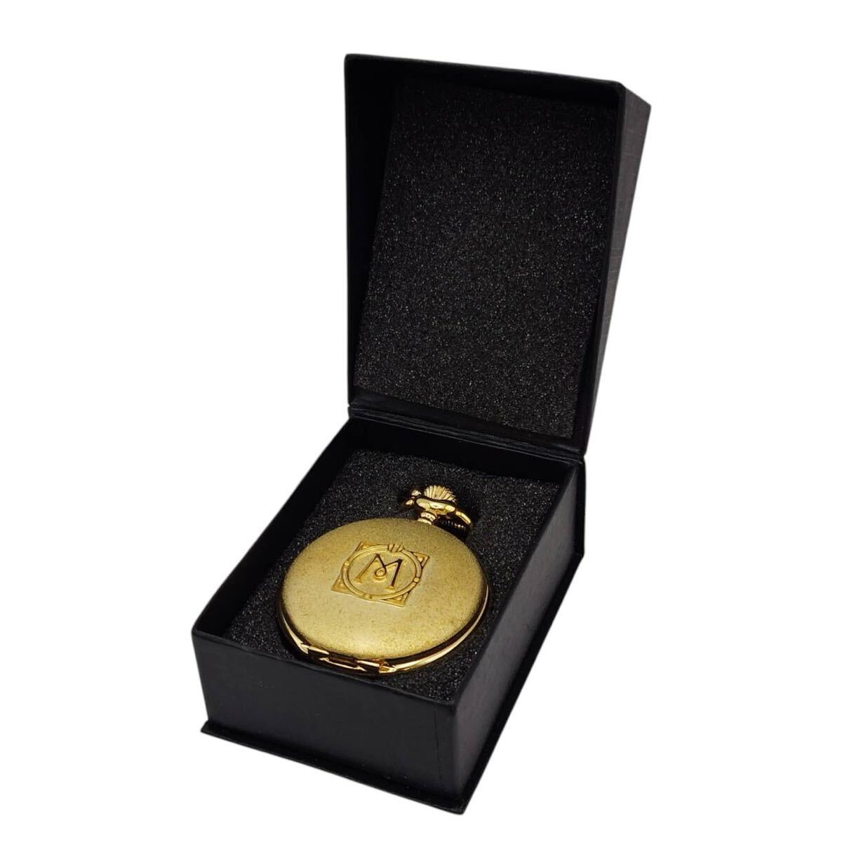 Disney ディズニー ミラコスタ 懐中時計 ゴールド チェーン付 箱付 現状品 クォーツ QZ 時計 コレクション 動作未確認 現状品