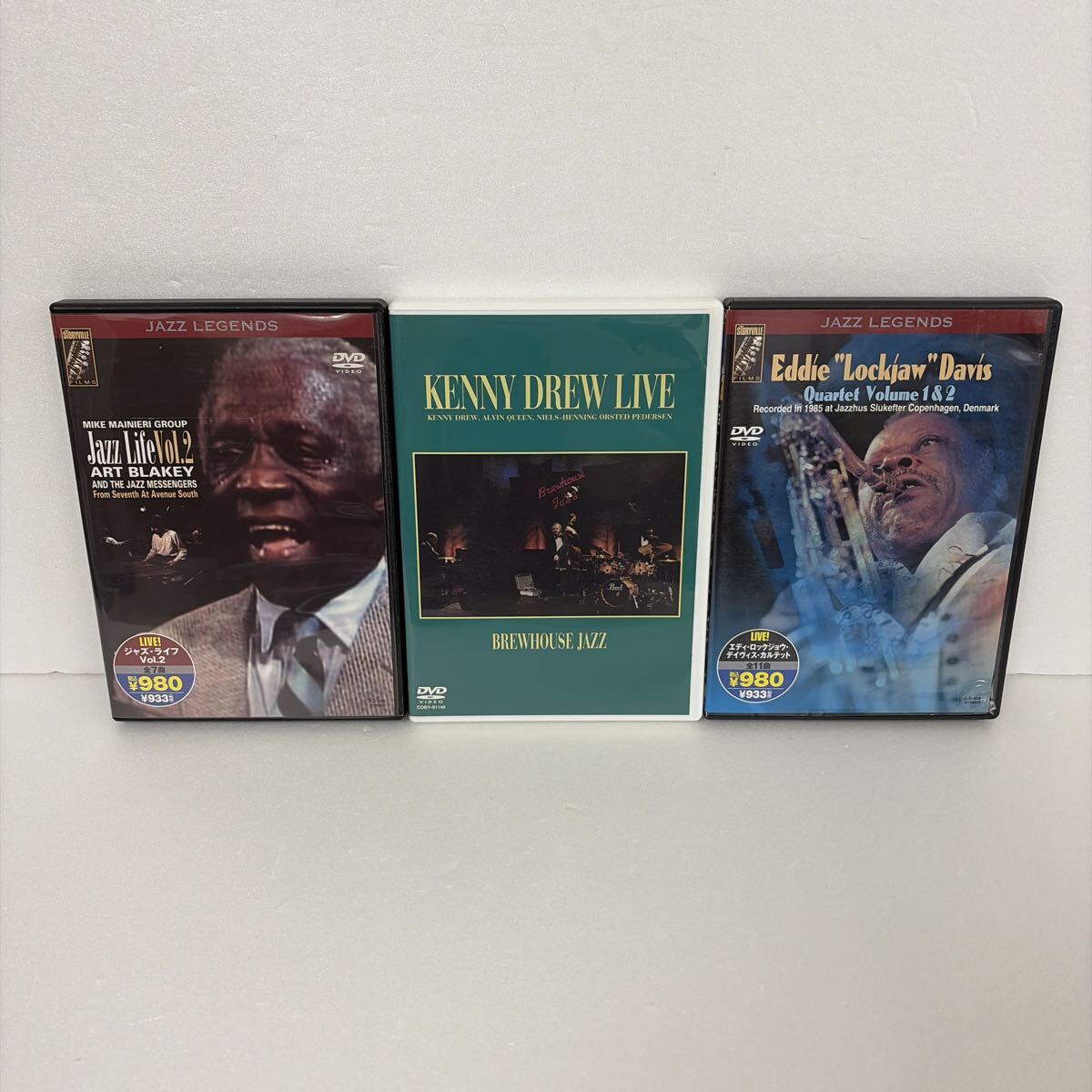 ☆ DVD ジャス　3本セット　ジャズ・ライフVol.2 / エディ・ロックジョウ・デイヴィス・カルテット / ケニー・ドリュー　